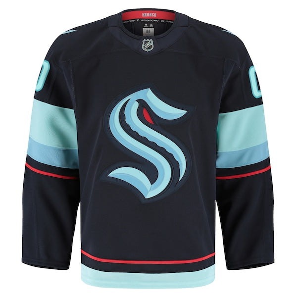 Seattle Kraken  Home Authentic Pro Custom Jersey - Navy