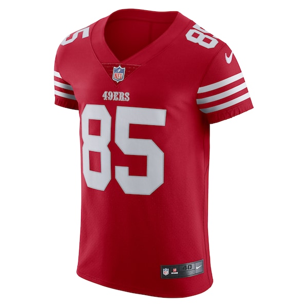 George Kittle San Francisco 49ers Nike Vapor Elite Jersey - Scarlet/Red/White