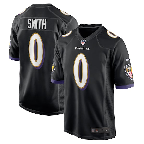 Roquan Smith Baltimore Ravens Nike Team Game Jersey - Black/Purple/White