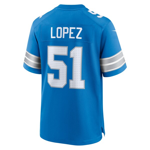 Roy Lopez Detroit Lions Nike Team Game Jersey -  Blue