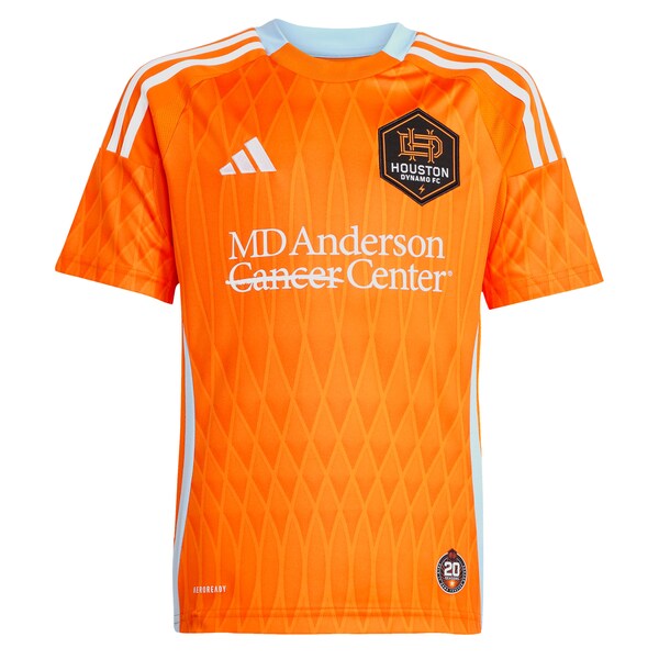 Amine Bassi Houston Dynamo FC adidas Youth 2025 Season 20 Replica Player Jersey - Orange