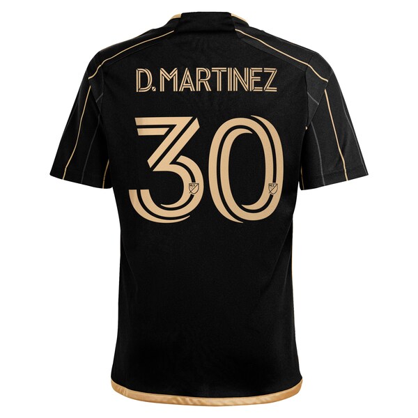 David Martinez LAFC adidas Youth 2024 Primary Replica Player Jersey - Black
