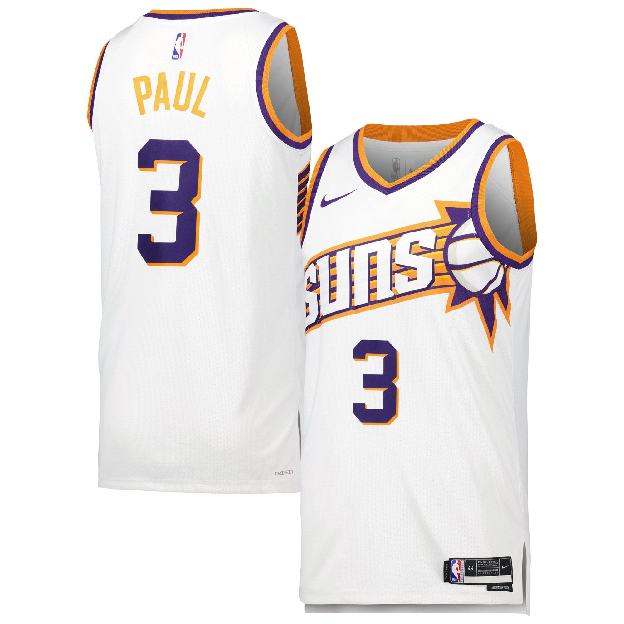 Chris Paul Phoenix Suns Nike Unisex Swingman Jersey - Icon Edition - Purple/White
