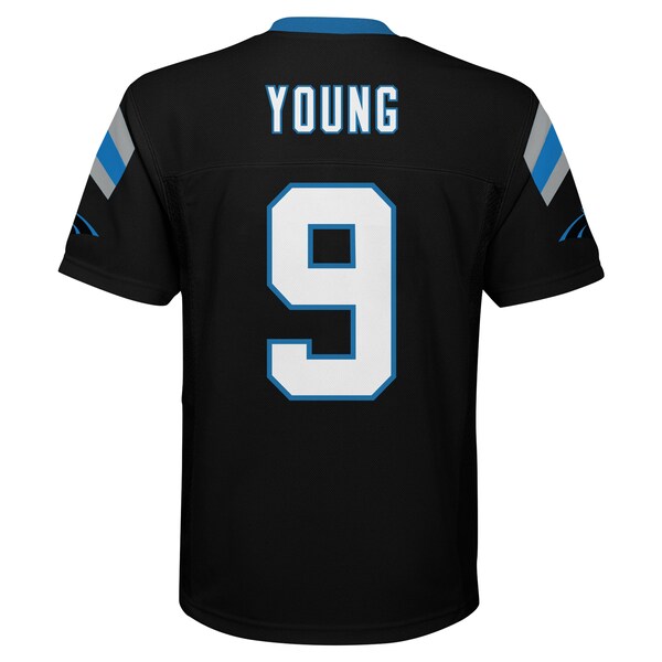 Bryce Young Carolina Panthers Youth Replica Player Jersey - Black