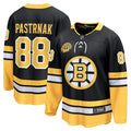David Pastrnak Boston Bruins  100th Anniversary Premier Breakaway Player Jersey - Black