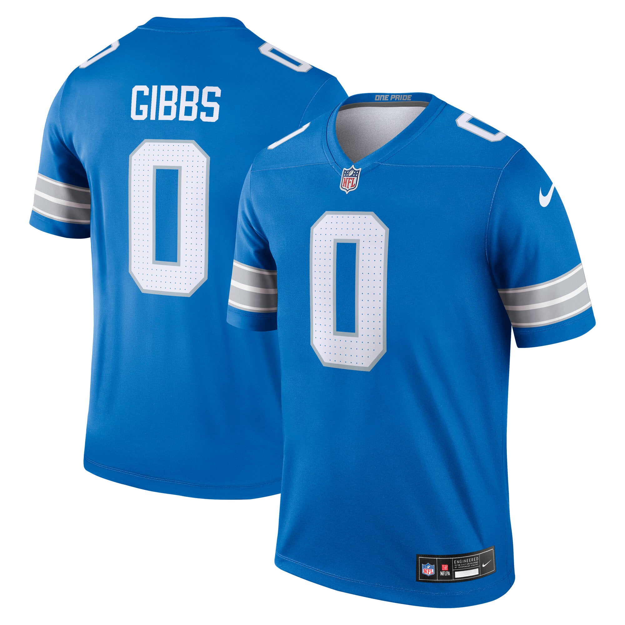 Jahmyr Gibbs Detroit Lions Nike Alternate Legend Jersey - Black/Blue