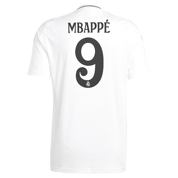 Kylian Mbappé Los Merengues adidas 2024/25 Home Replica Player Jersey - White