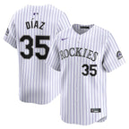 Elias Diaz Colorado Rockies Nike Home Limited Player Jersey - White