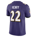 Derrick Henry Baltimore Ravens Nike Vapor F.U.S.E. Limited Jersey - Purple/Black