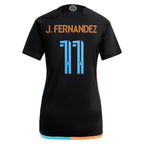 Julian Fernandez New York City FC adidas Women's 2024 24/7 Kit Replica Player Jersey – Black