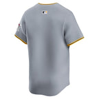Pittsburgh Pirates Nike Away Limited Jersey - Gray