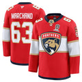 Brad Marchand Florida Panthers  Home 2025 Stanley Cup Champions Premium Patched Jersey - Red