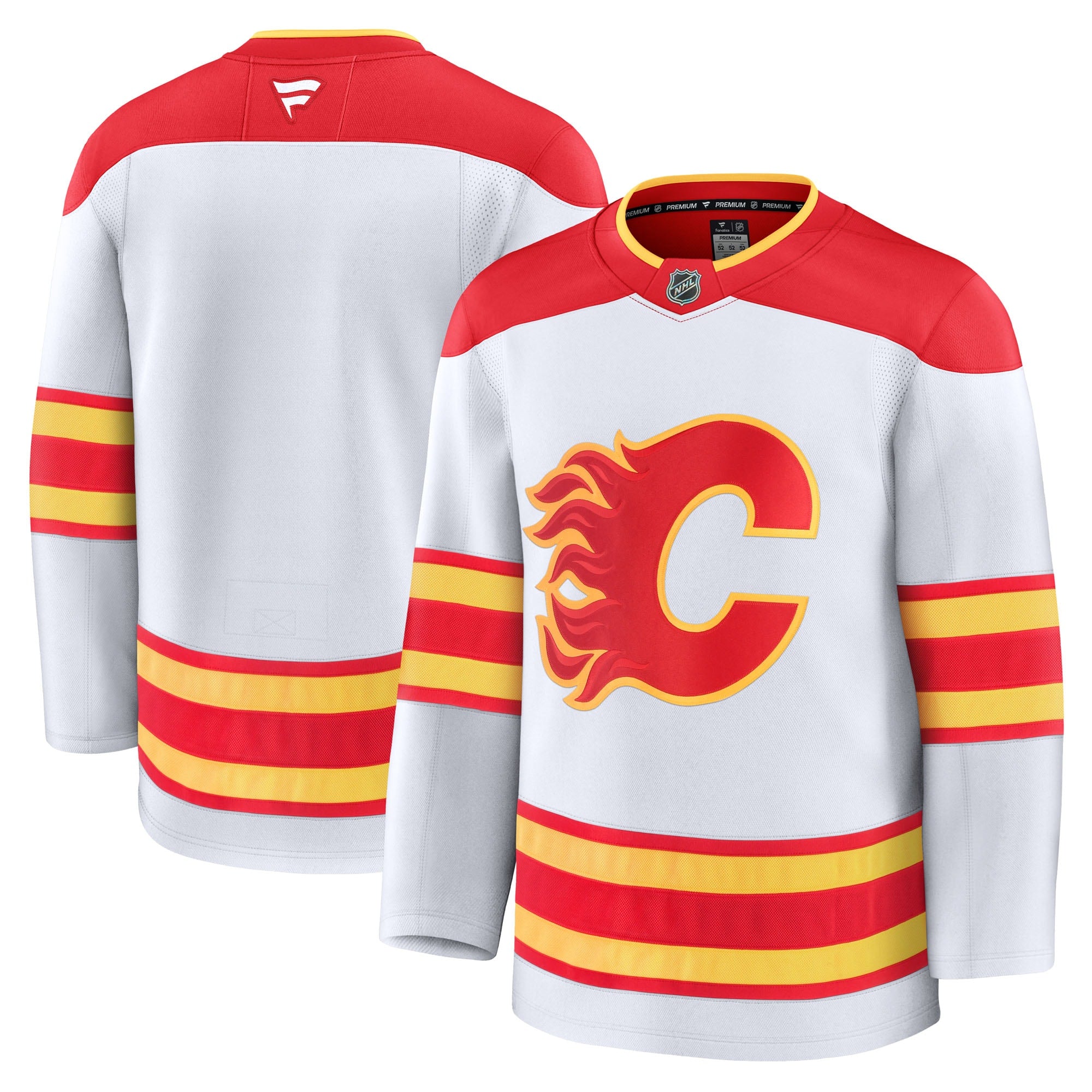 Calgary Flames  Alternate Premium Jersey - Black/Red/White