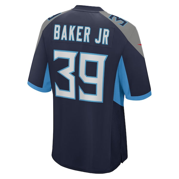 Darrell Baker Jr Tennessee Titans Nike  Game Jersey -  Navy