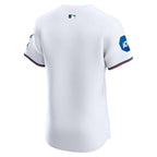 Miami Marlins Nike Home Elite Patch Jersey - White