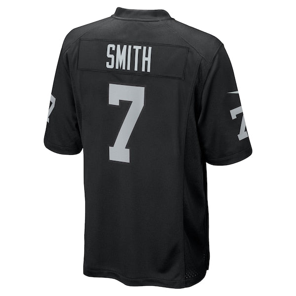 Geno Smith Las Vegas Raiders Nike Youth Game Player Jersey - Black