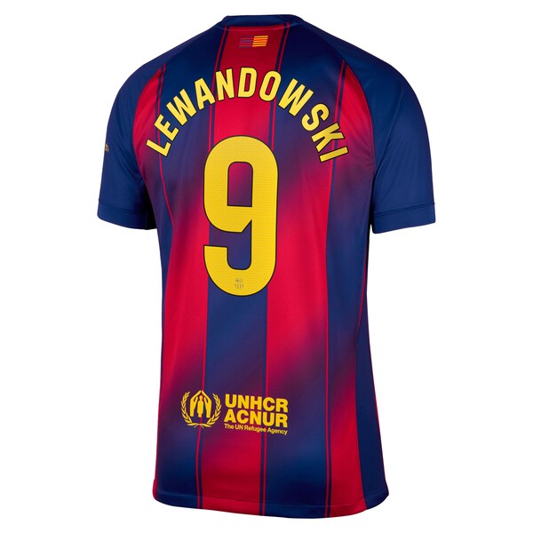 Robert Lewandowski Barcelona Nike 2025/26 Home Replica Jersey - Navy