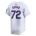 Javier Assad Chicago Cubs Nike Home Limited Player Jersey - White
