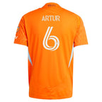 Artur Houston Dynamo FC adidas 2025 Season 20 Authentic Player Jersey - Orange