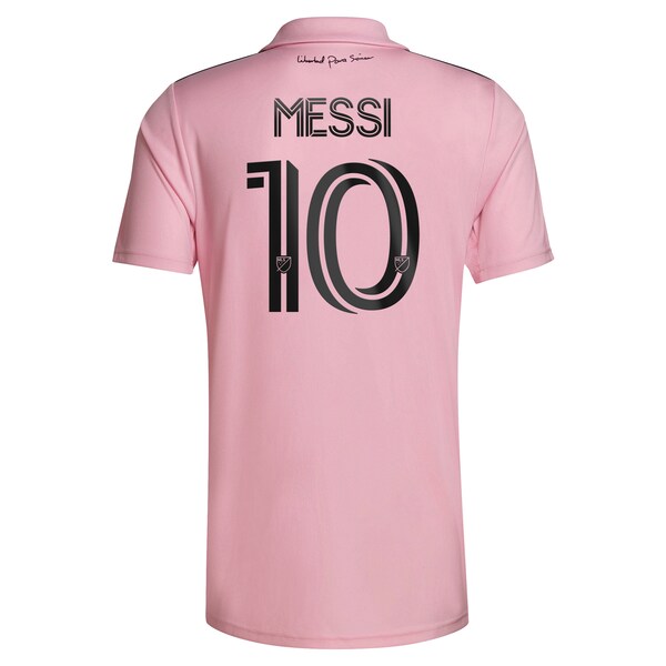 Lionel Messi Inter Miami CF adidas 2024 The Heart Beat Kit Replica Jersey - Pink/Black