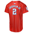 Jazz Chisholm Jr. Miami Marlins Nike Youth City Connect Limited Player Jersey - Red