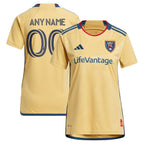 Real Salt Lake adidas Women's 2024 The Beehive State Kit Replica Custom Jersey - Gold