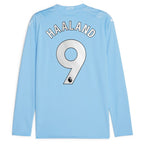 Erling Haaland Manchester City Puma 2023/24 Home Replica Player Long Sleeve Jersey - Sky Blue