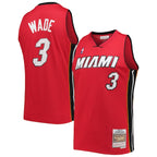 Dwyane Wade Miami Heat Hardwood Classics Swingman Jersey - Red
