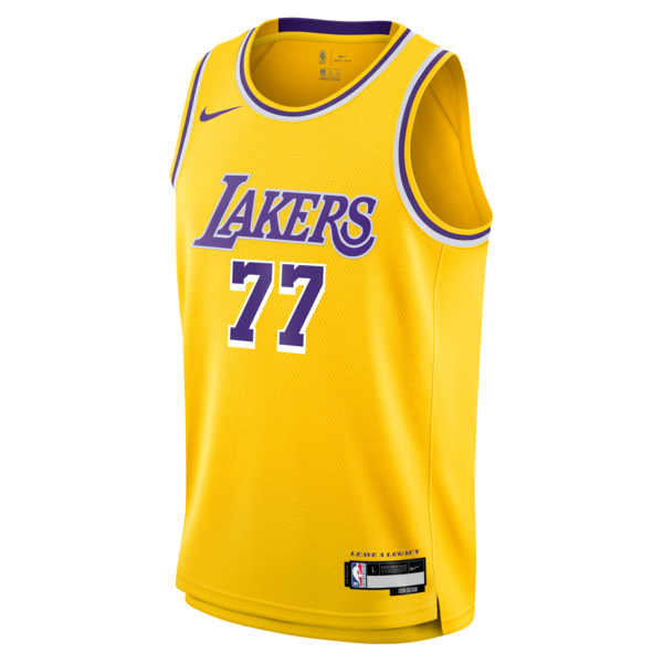 Luka Dončić Los Angeles Lakers Nike Youth Swingman Jersey - Icon Edition - Gold