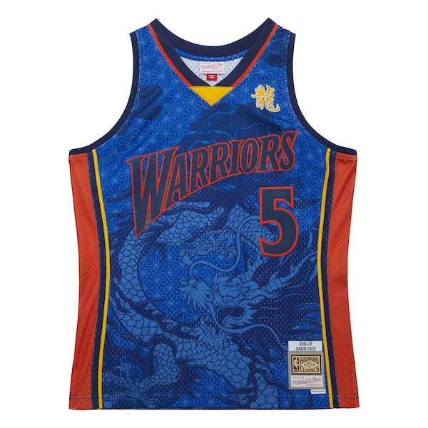 Baron Davis Golden State Warriors 2006/07 Hardwood Classics Asian Heritage 6.0 Swingman Throwback Player Jersey - Royal