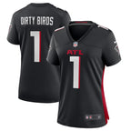Dirty Birds Atlanta Falcons Nike Women's Game Jersey - Black