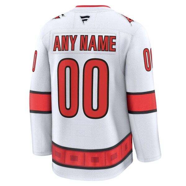 Carolina Hurricanes  Away Premium Custom Jersey - White/Red/Black