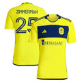 Walker Zimmerman Nashville SC adidas 2024 The 615 Kit Replica Player Jersey - Yellow
