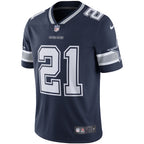 Ezekiel Elliott Dallas Cowboys Nike Vapor Limited Jersey - Navy/White