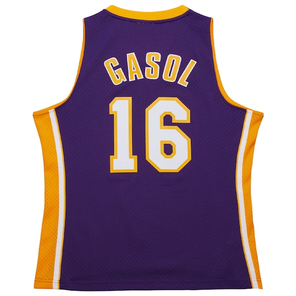 Pau Gasol Los Angeles Lakers  2009/10 Hardwood Classics Swingman Jersey - Purple