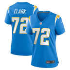 Jerrod Clark Los Angeles Chargers Nike Women's Team Game Jersey -  Powder Blue