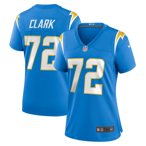 Jerrod Clark Los Angeles Chargers Nike Women's Team Game Jersey -  Powder Blue