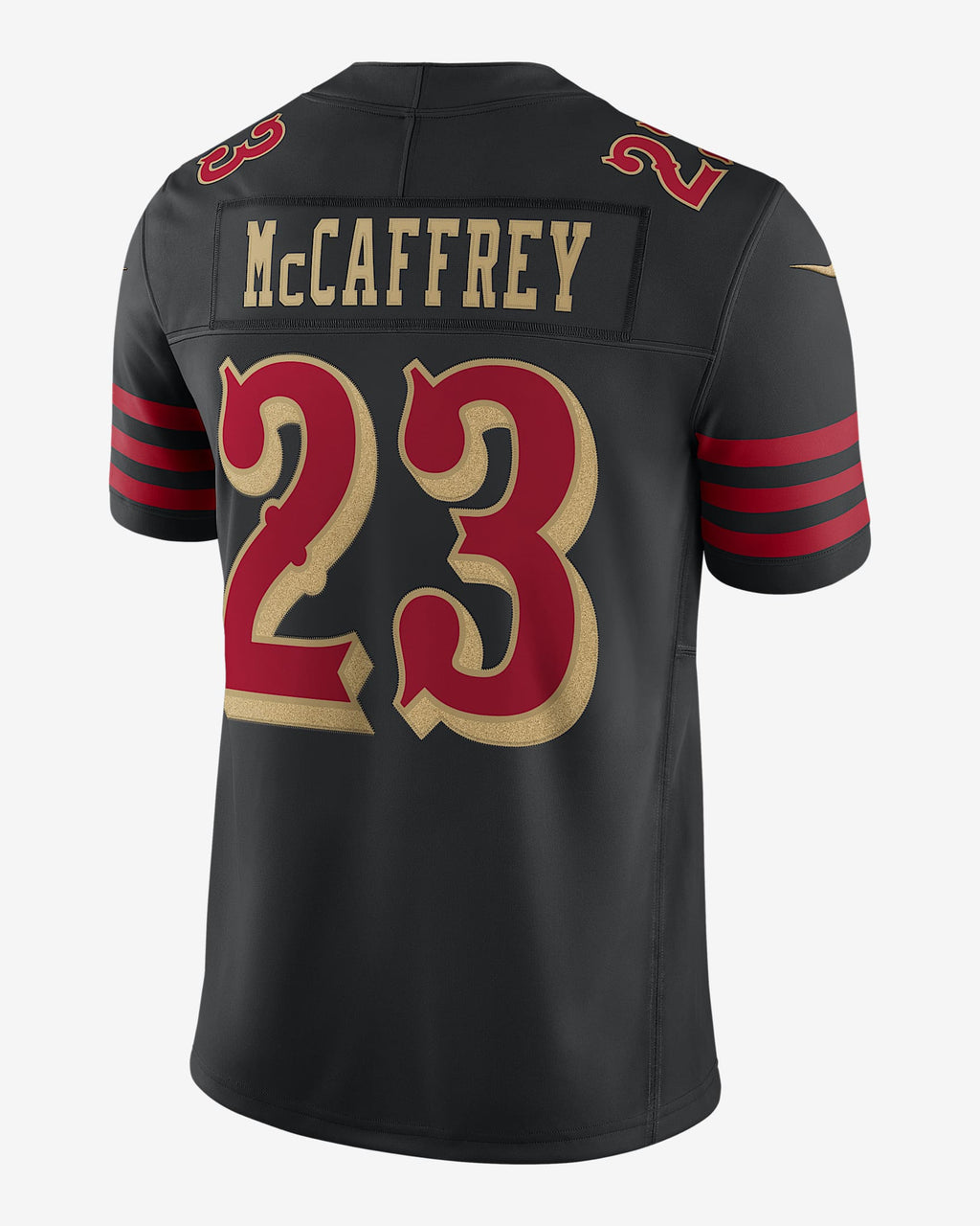 Youth Christian McCaffrey San Francisco 49ers Nike 2025 RIVALRIES Vapor F.U.S.E. Limited Jersey - Black