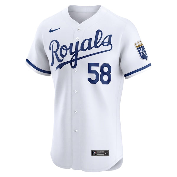 John McMillon Kansas City Royals Nike Home Elite Player Jersey - White