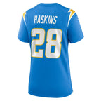 Hassan Haskins Los Angeles Chargers Nike Women's  Game Jersey -  Powder Blue
