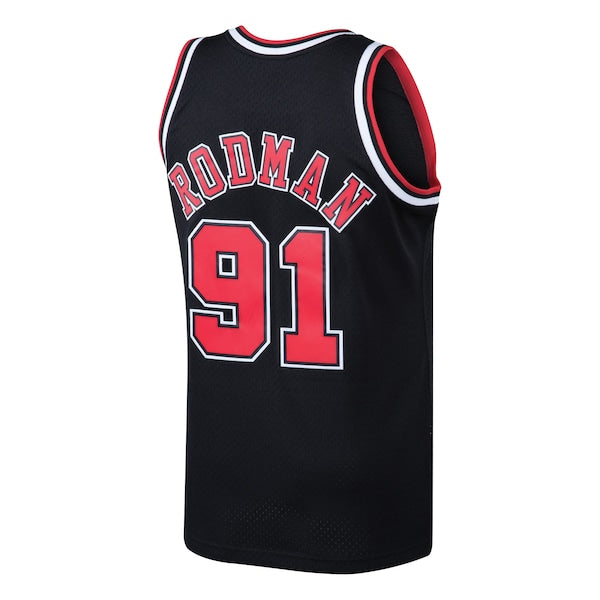 Dennis Rodman Chicago Bulls  1997/98 Hardwood Classics Swingman Jersey - Black