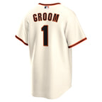 San Francisco Giants Nike #1 Groom Home Replica Jersey - White