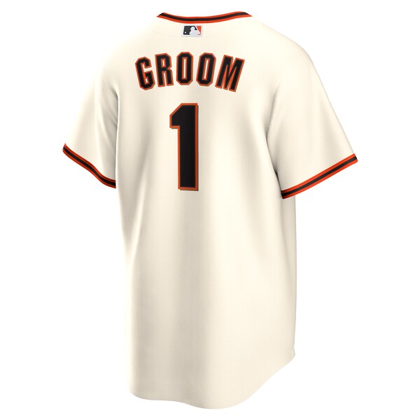 San Francisco Giants Nike #1 Groom Home Replica Jersey - White