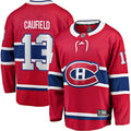 Cole Caufield Montreal Canadiens  Home Premier Breakaway Player Jersey - Red