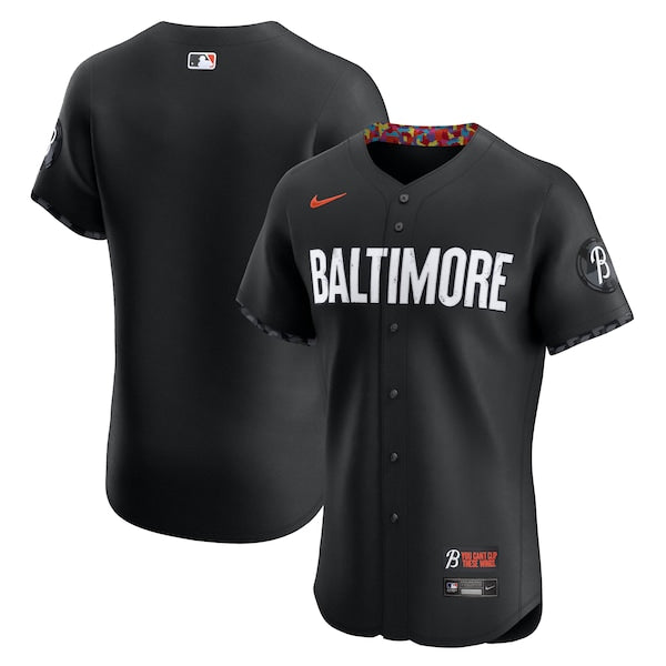 Baltimore Orioles Nike City Connect  Elite Jersey - Black