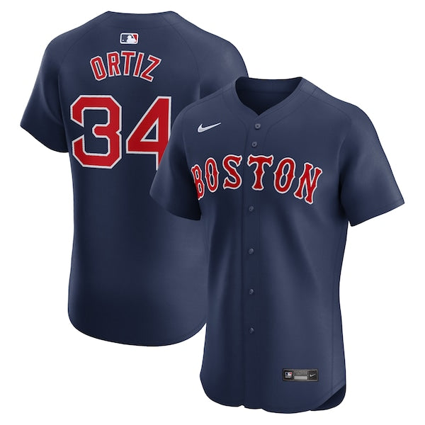 David Ortiz Boston Red Sox Nike Alternate Elite Player Jersey - Navy