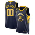 Indiana Pacers Nike Unisex 2025 NBA Finals Patch Custom Swingman Jersey - Navy - Icon Edition