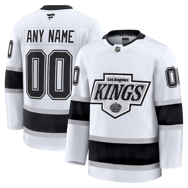 Los Angeles Kings  Away Premium Custom Jersey - White/Black