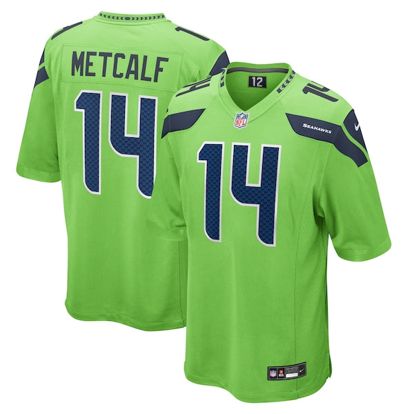 DK Metcalf Seattle Seahawks Nike  Game Jersey - Neon Green