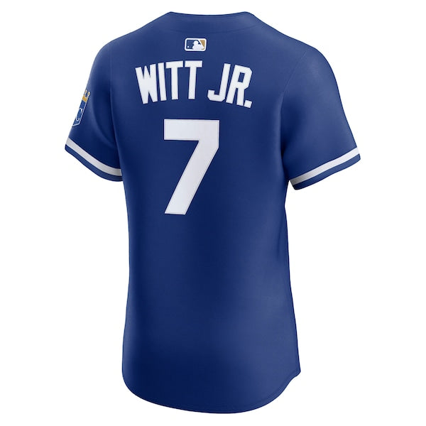 Bobby Witt Jr. Kansas City Royals Nike Alternate 2 Elite Player Jersey - Royal/White